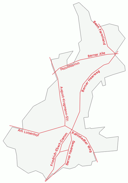 Verteilungsgebiet Farmsen-Berne